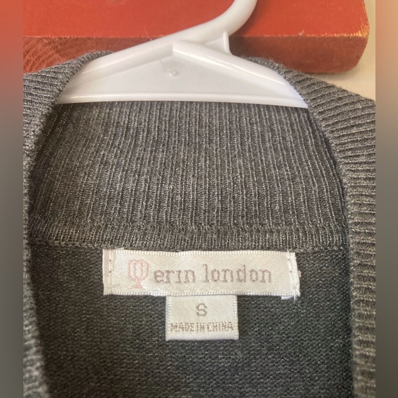 Erin London Grey Soft Lightweight Sweater S - Picture 6 of 6